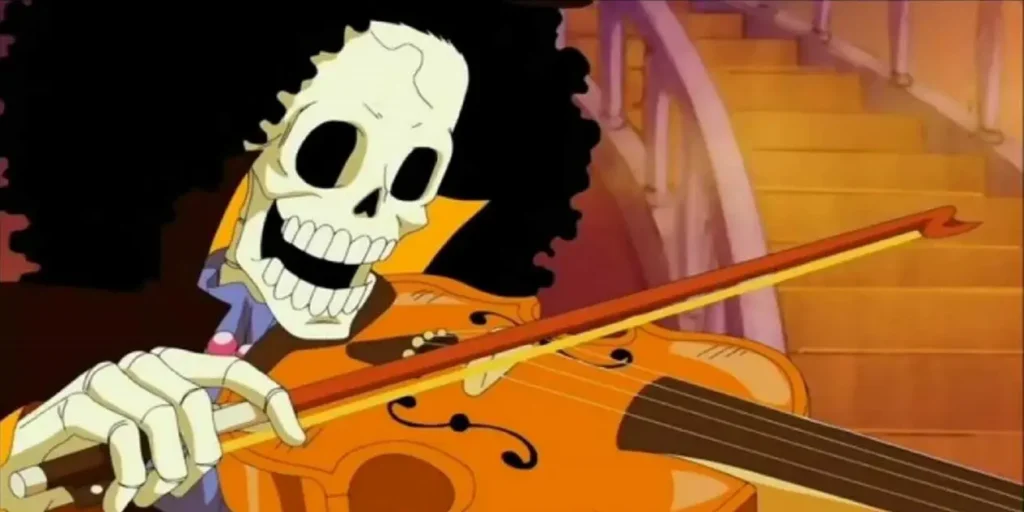 Brook harnessing his devil fruit powers