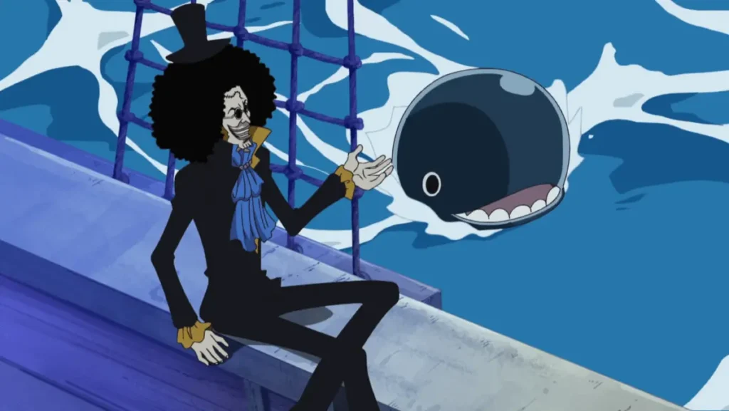 Brook playing music on his journey