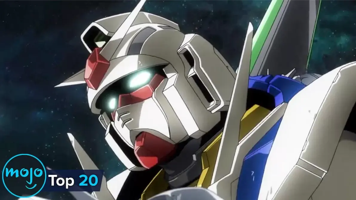A mecha soldier in battle