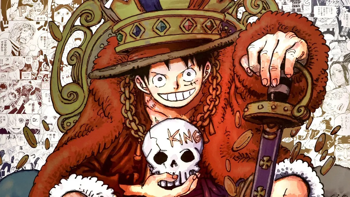 Luffy embarking on adventures