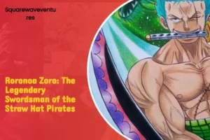 Roronoa Zoro showcasing his legendary swordsmanship from One Piece.