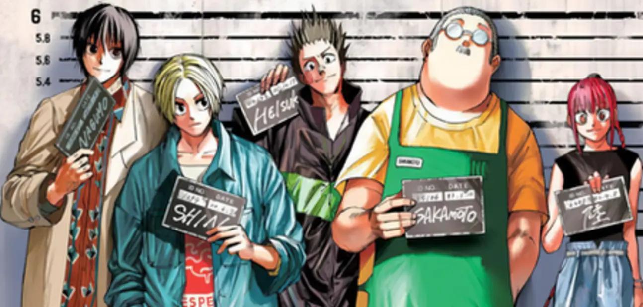 Key characters from Sakamoto Days