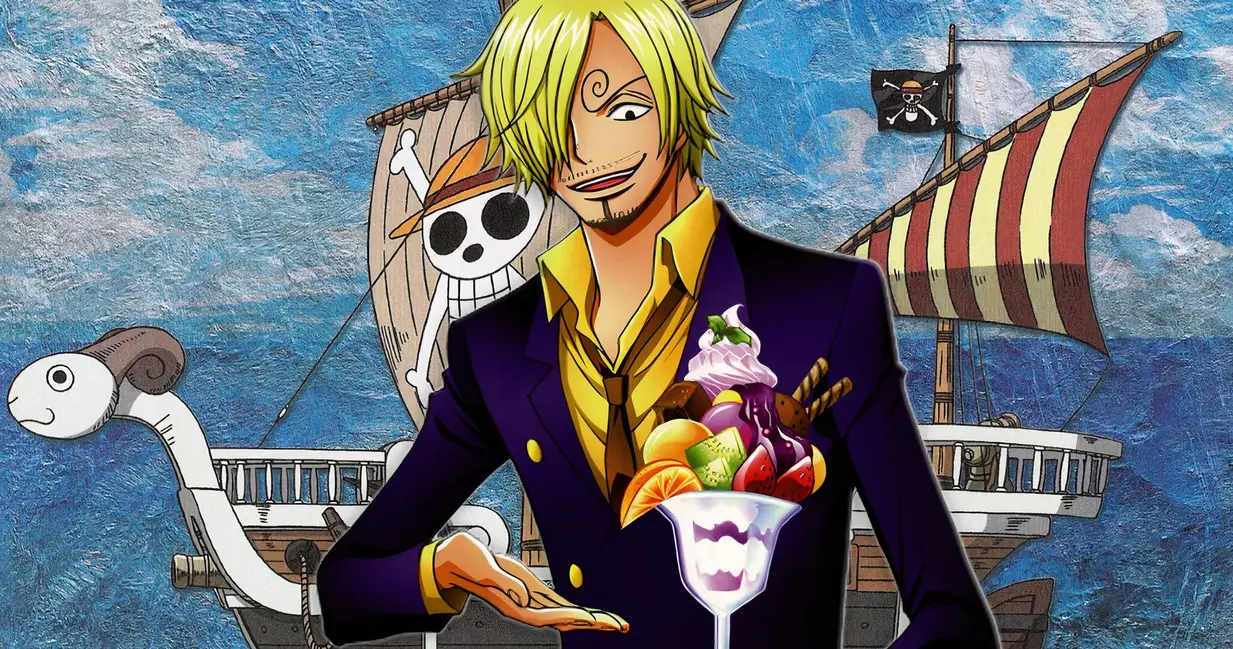 Sanji among the Straw Hats