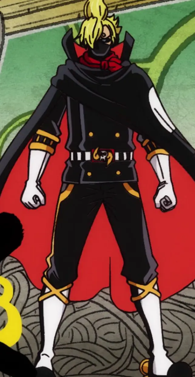 Sanji wearing his raid suit