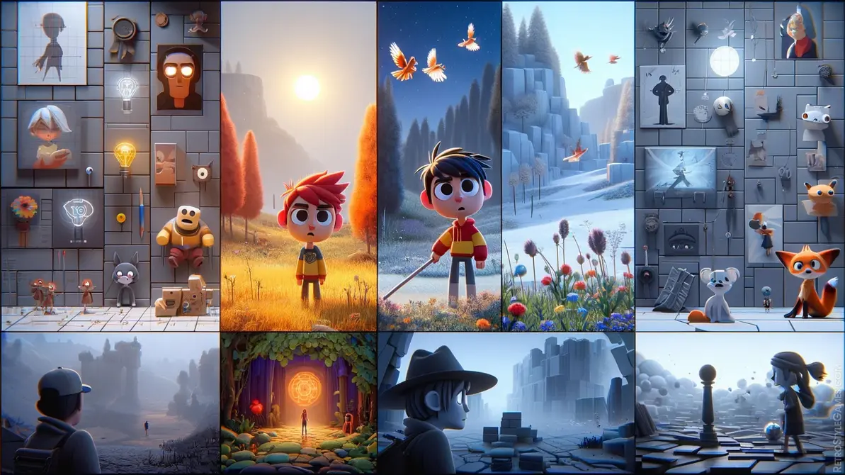 Visual enhancements in animation styles