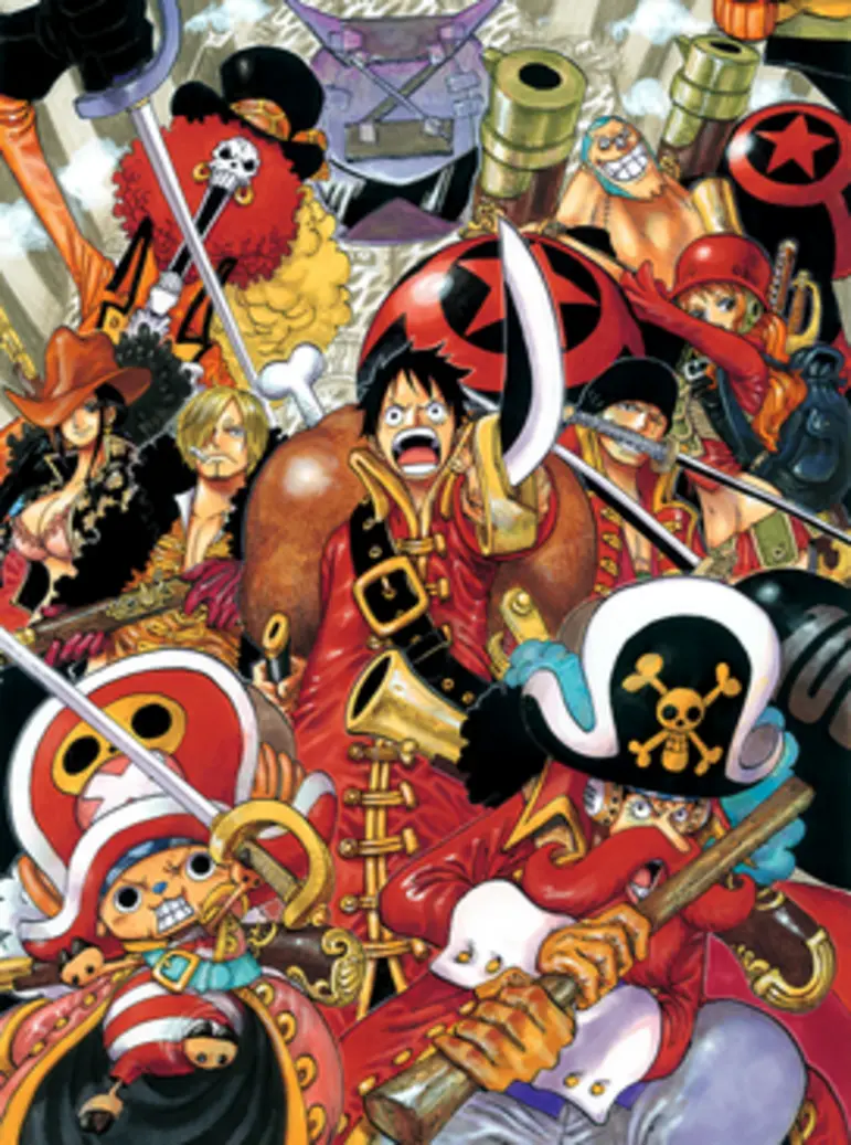 Artistic scene from One Piece Z
