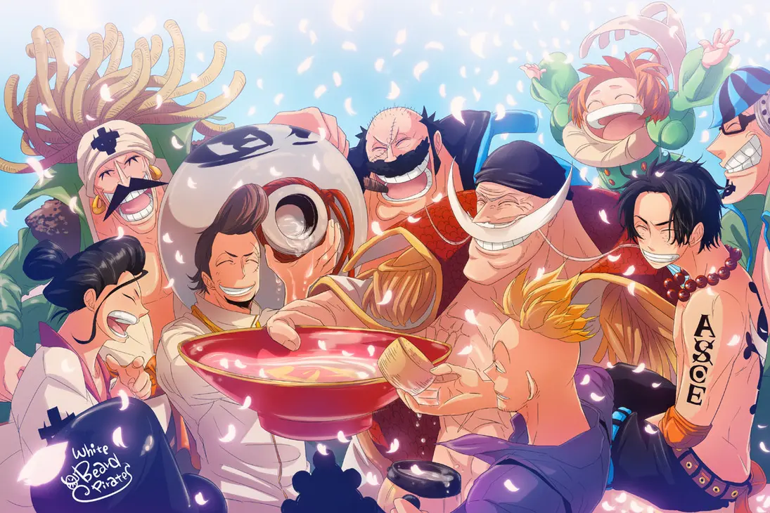 Key members of Whitebeard's crew