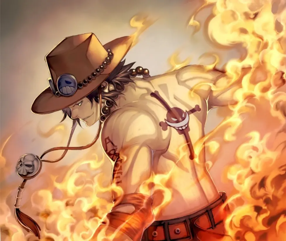 Ace with fire fists blazing