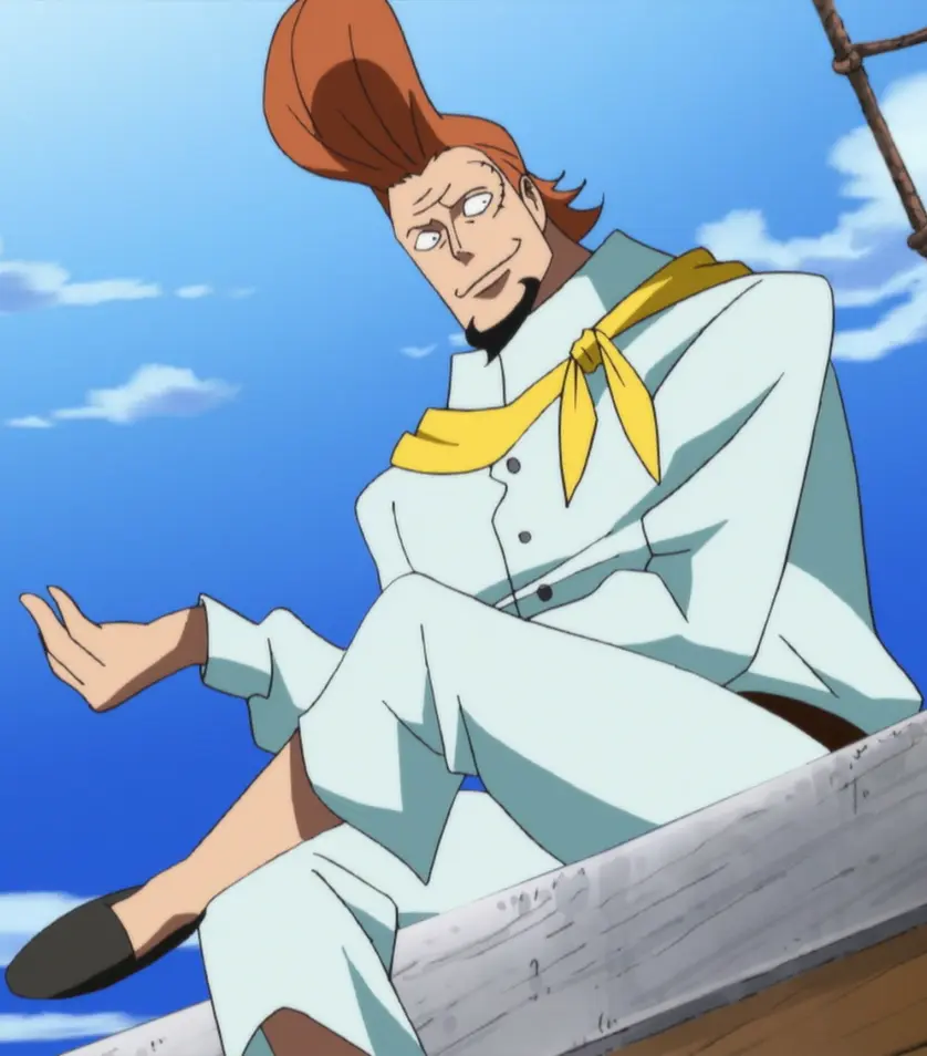 Thatch with his pirate crew